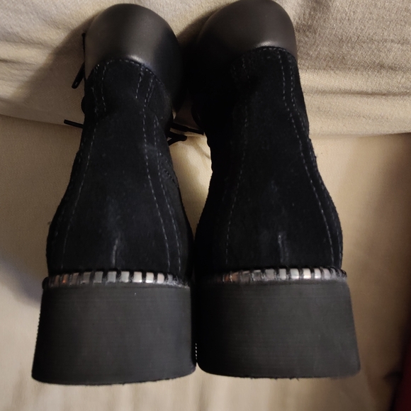 Vaneli Zeno Water Resistant Black Lace up Boots with zipper entry, Sz 9 - Picture 7 of 11